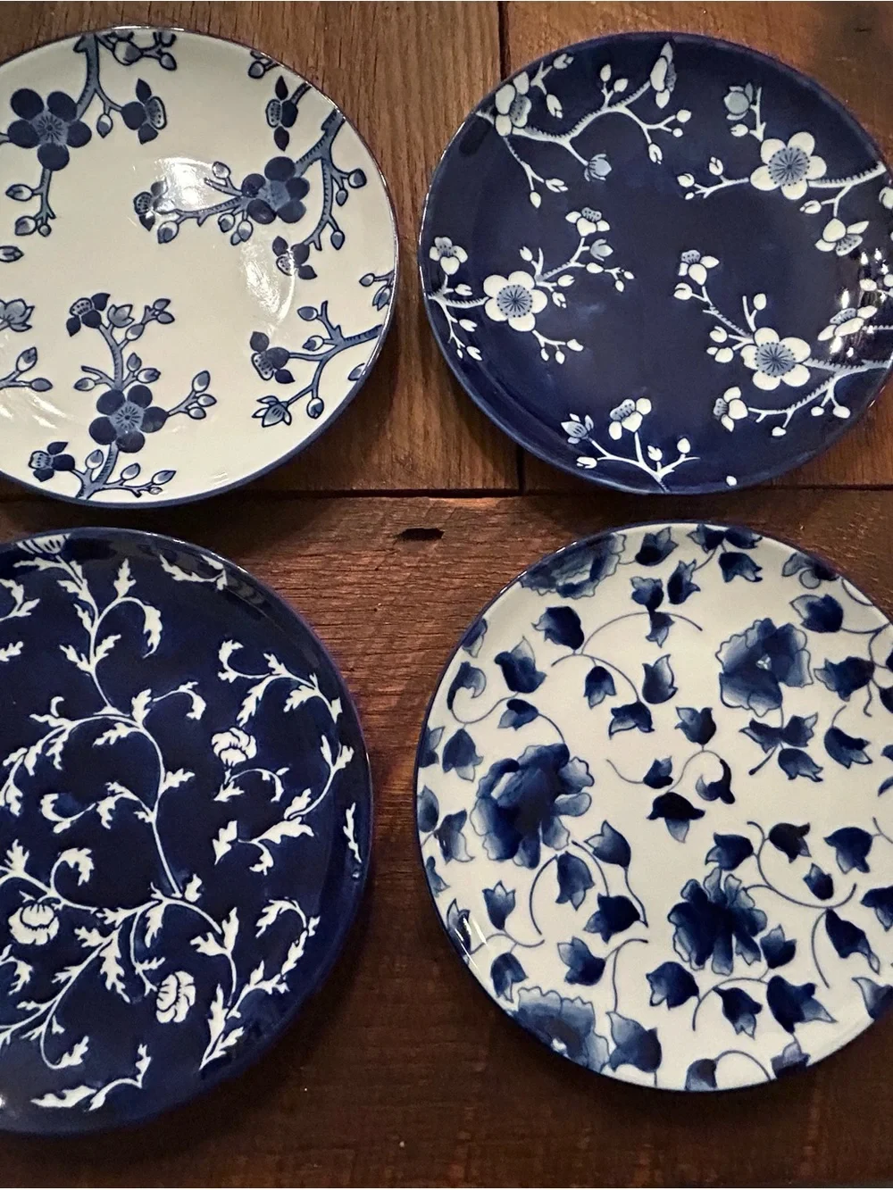 Set of 4 Williams Sonoma Japanese Garden 8